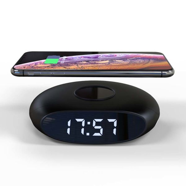 Multi-Functional foldable Wireless Charger with Alarm Clock
