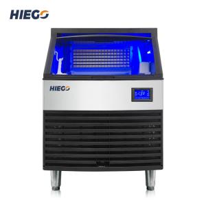 China Stainless Steel ABS Ice Maker Machine 90kg Commercial Cube Ice Machine on sale