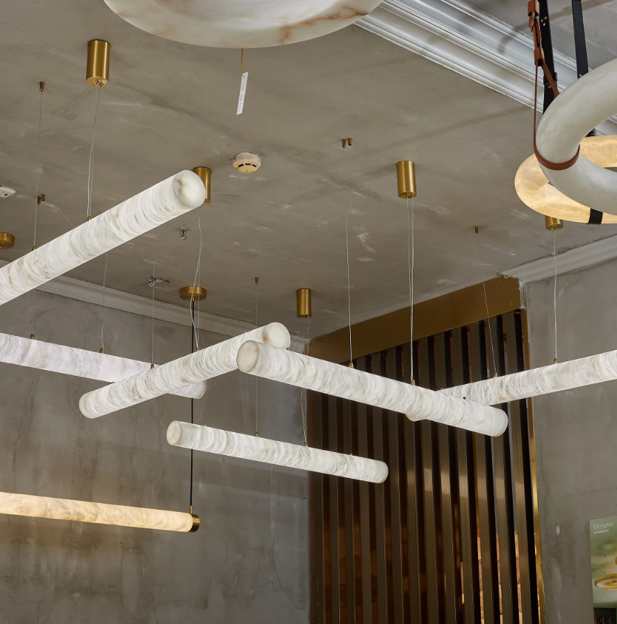 Horizontal Modern Linear Chandelier Luxury LED Linear Chandelier 100V - 277V