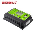 Double MOS LCD Display PWM Solar Charge Controller 24V 10A 3 Phase Charge