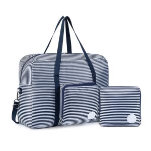 Buy cheap 40l Weekender Nylon Travel Duffel Bags Foldable Lightweight Waterproof 17x14x7 from wholesalers