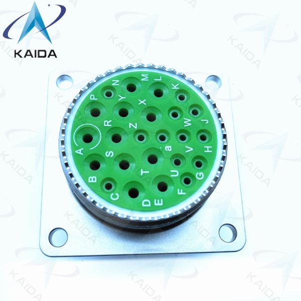 Copper Alloy Plug MIL-DTL-38999 Series 1 24 Female Pins Mil D38999 Connectors