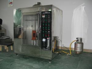 Wholesale Conveyor Vertical Fire Testing Machine / Flammability Test Chamber ISO340 from china suppliers