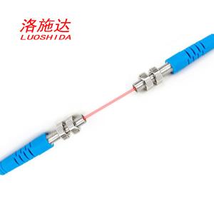 Wholesale 10-30V 3 Wire Metal Proximity Sensor M4 Small Visible Light 660nm Through Beam Mode from china suppliers