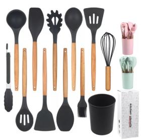 China Household Silicone Spatula Spoon Set on sale