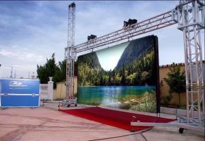 China Flexible Outdoor LED Screen Rental / LED Panel Video Screen Low Consumption on sale
