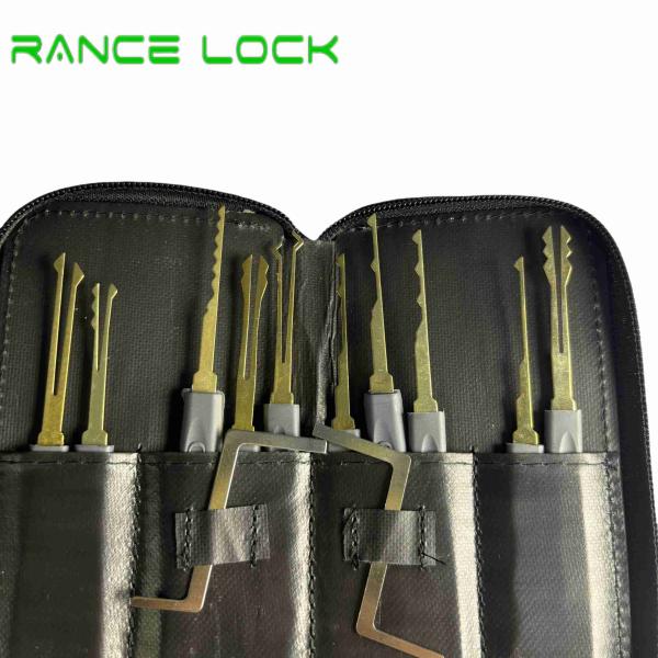 Quality Titanium Locksmith Tool Set 24Pcs Practice Lock Picking Kit Mini for sale