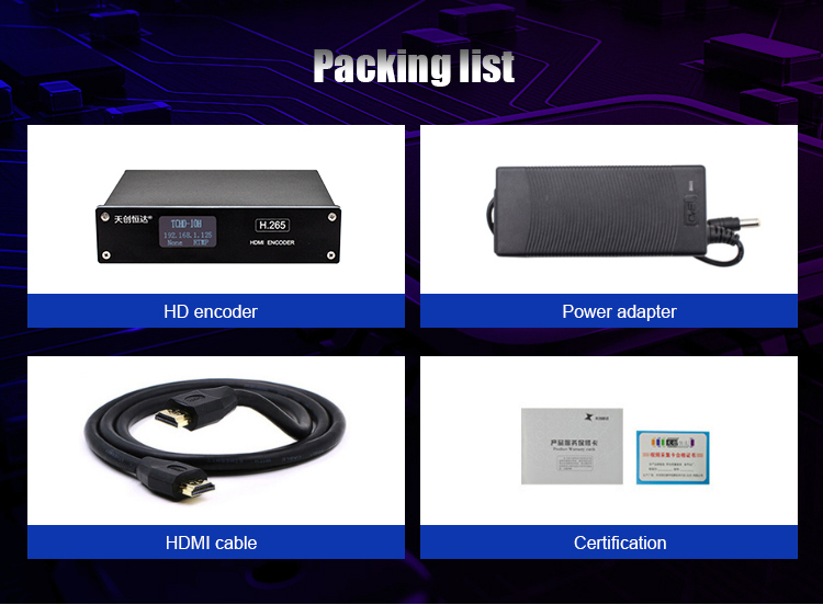 Independent Audio IP Streaming Video Encoder Iptv For Webcasting