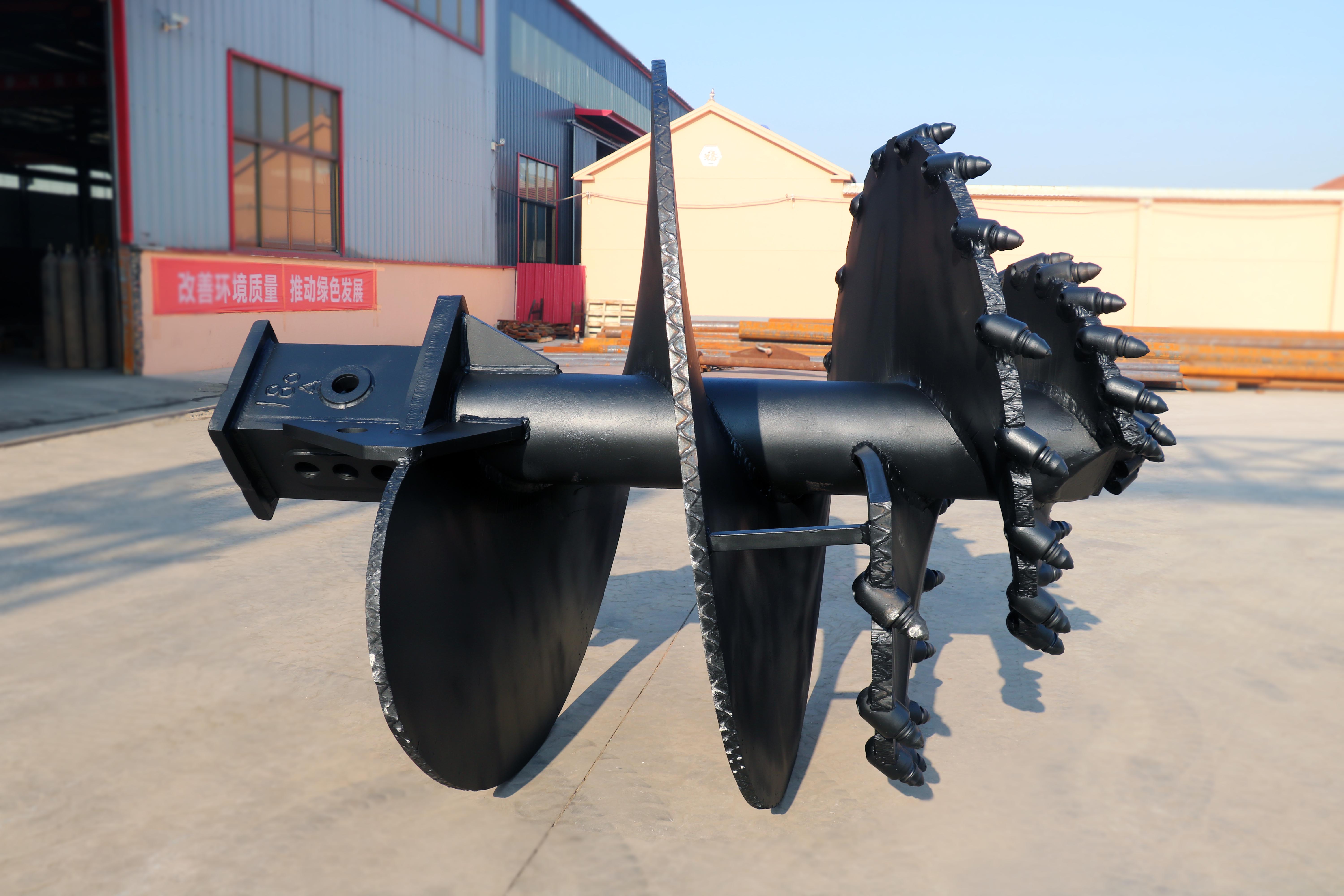 Exploration Pilling 450mm 3000mm Drilling Rig Tool Construction Earth Auger Drill Bit