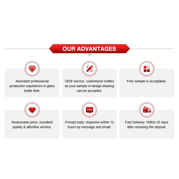 Customized 500ml Glass Bottles for Gin Whisky Clients' Specific Requirements