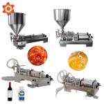 Adjustable Semi Automatic Filling Machine , Glass Milk Bottle Filling Machine