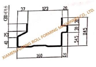 Auto Container House Roll Forming Machine Precision For Container Bottom Beam