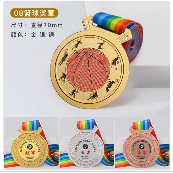 No Minimum Trophies And Medals China Manufacturer Design Metal Promotional Medal Custom Medals For Basketball