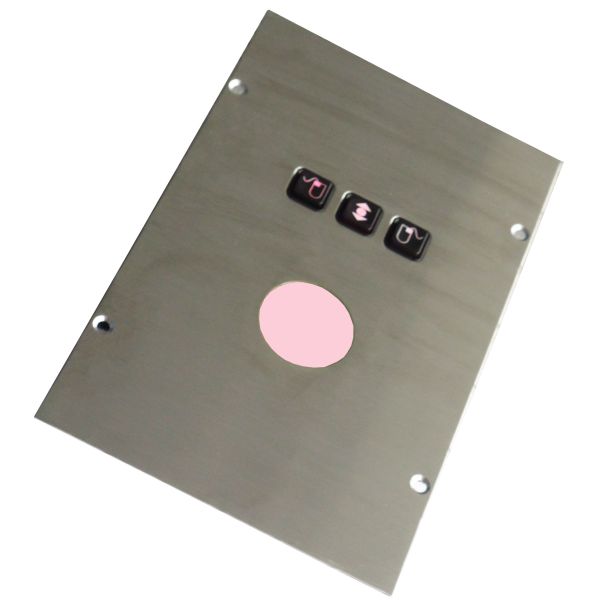 USB IP65 waterproof 38mm chameleon backlit trackball pointing device