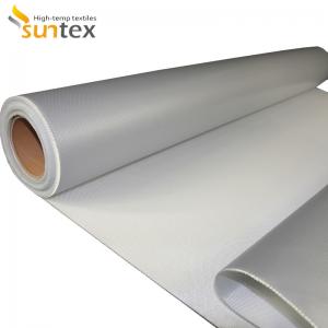 Wholesale 32-34 Oz. Fire Retardant Silicone Coated Fiberglass Cloth For Harsh Fire, Sparks, Liquid Iron Protection from china suppliers