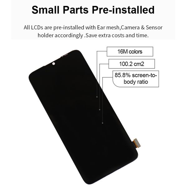 TKZ Wholesale Original LCD Touch Screen For Xiaomi 10 Pro Amoled Screen Display for Xiaomi Mi 10