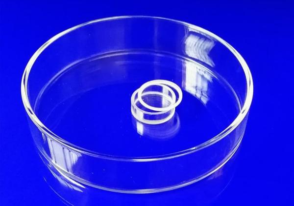 Quality Chemical Laboratory Glass Bottles Dimensional Stable Polished Surface for sale