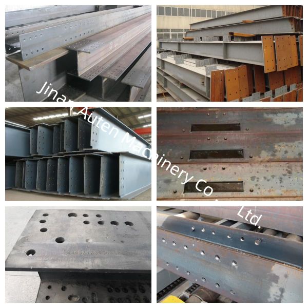 500*500mm Max. Size Width X Height CNC Beams Metal Drilling Shearing Equipment 10#~40# Channel Steel