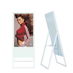 China Auto Brightness Indoor Digital Signage , Standalone Digital Signage With Foldable A Frame on sale