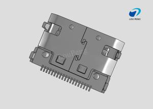 China mini hdmi connector 19pin SMD Gold-Plated on sale