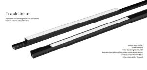 Super Slim LED Linear Lamp , Modern Linear Lighting PWM Dimming 50 - 70LM/W