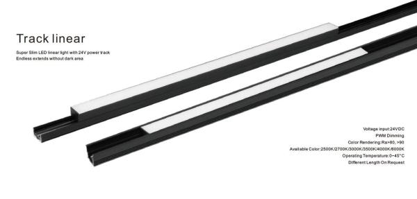 Quality Super Slim LED Linear Lamp , Modern Linear Lighting PWM Dimming 50 - 70LM/W for sale