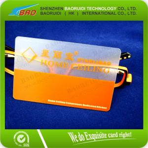 plastic clear member card loyalty cards