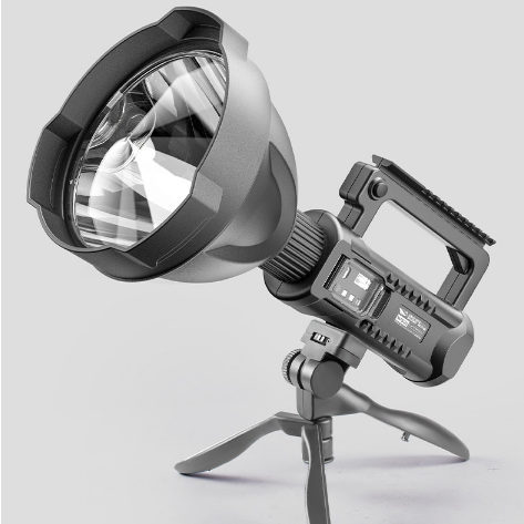 90000 Lumens Outdoor Working Light 6000K Rechargeable Hunting Spotlight