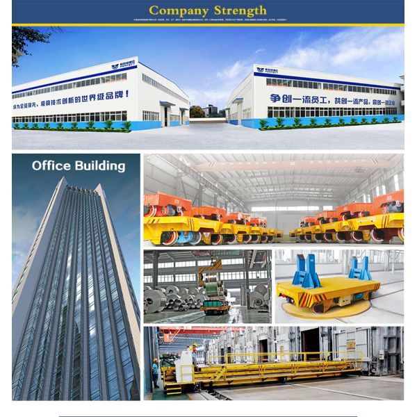 90 Ton Heavy Duty Industrial Handling Motorized Transfer Cart