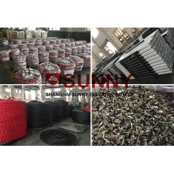 Plastic Wrapped Steel Elevator Compensation Chain For Elevator Parts