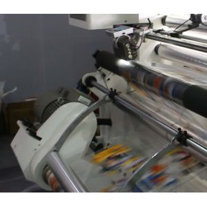 Finished Printed Material Inspection Rewinding Machine Hydraulic Lifting With