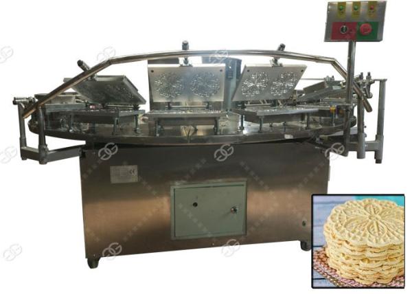 Quality Italian Pizzelle Cookie Baking Machine With Automatic Filling And Manual Picking for sale