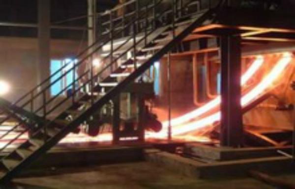 PLC Control Billet Continuous Casting Machine , Continuous Casting Of Steel
