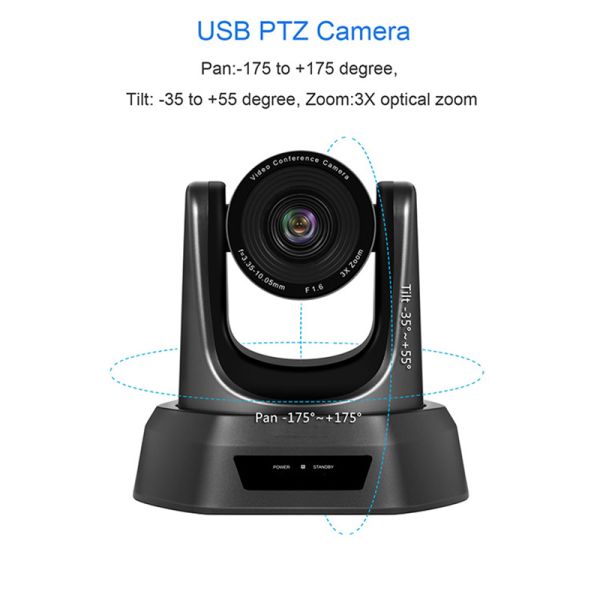 Tevo-Nv3u HD Video Audio Conferencing TV Broadcasting Cameras Live Streaming Digital 3X Videos Camera