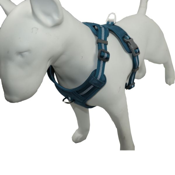 Custom Chew Proof X Back Dog Harness Strap For Bike Riding Ergonomic Waterproof