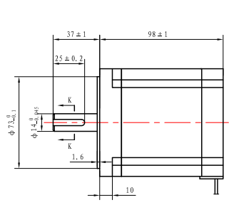98mm Length Hybrid Stepper Motor Two Phase Nema34 86X86X98mm For Cnc Stepper