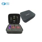 Custom PU Leather EVA Tool Case Intercom Package With Soft Lining Layer
