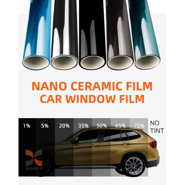 Nano Ceramic Car Window Film 90% IRR 99% UVR 1.52x30m