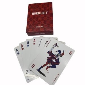 China Customized Matt Varnished Recyclable SGS Paper Printed Playing Cards on sale