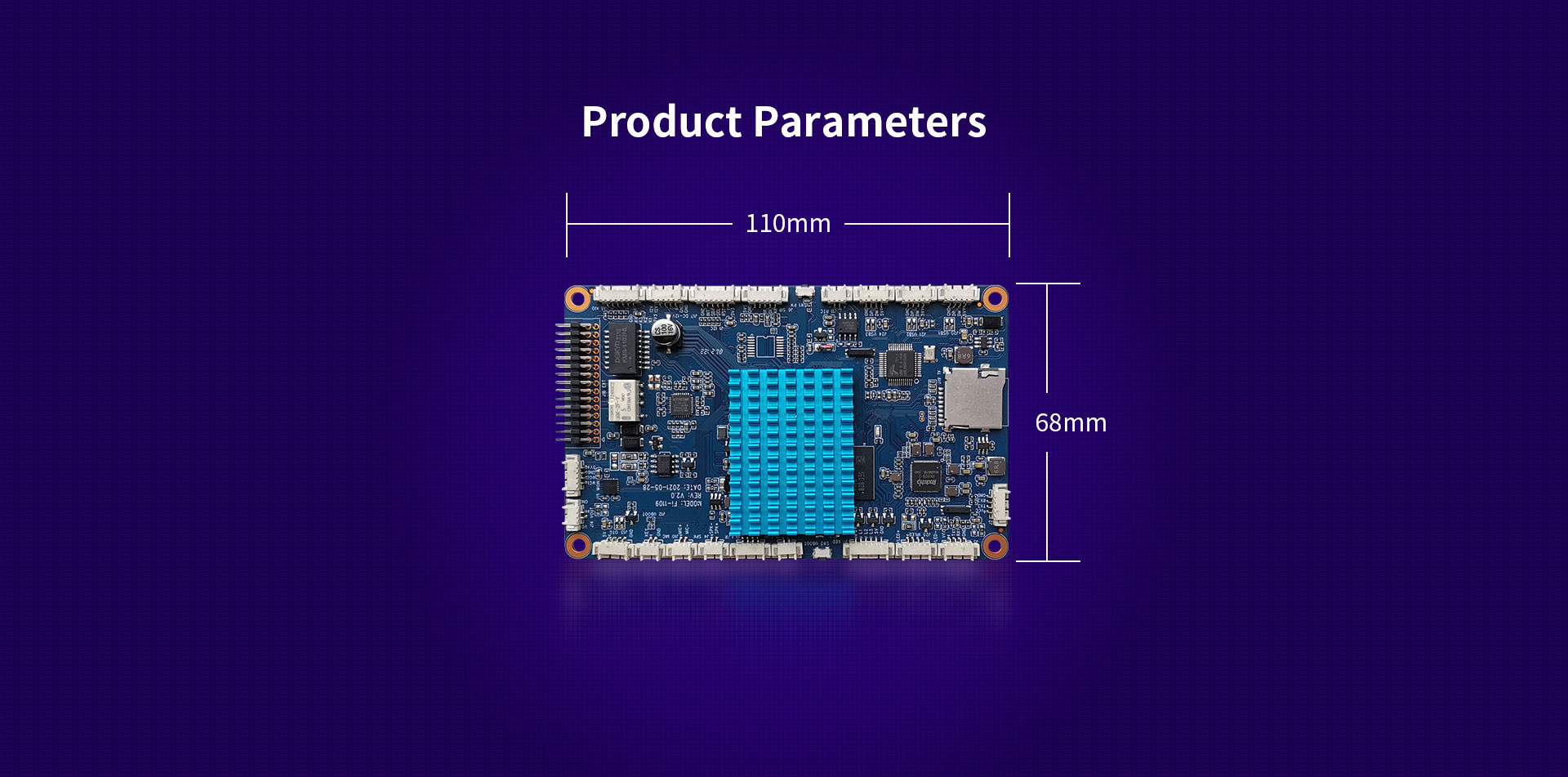 Face Recognition Access Control Motherboard Fi-1109 Wiegand, relay interface