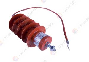 China Fully Insulated Lightning Surge Arrester Polymer Metal Oxide 485mm on sale