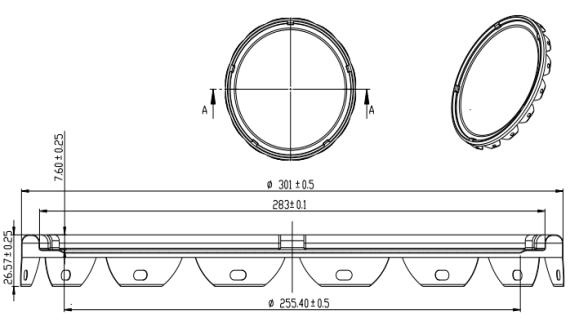 ISO9001 Metal Tin Lid Flower lug lid For Chemical Paint Bucket