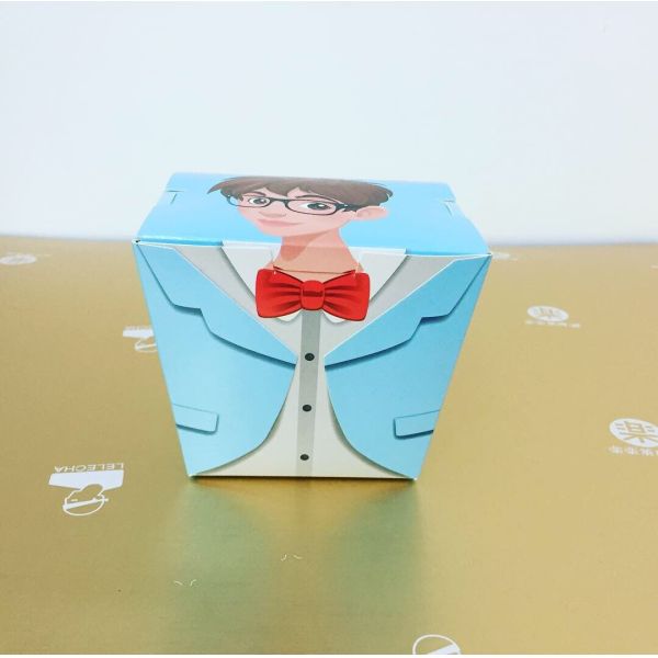 Cardboard Individual Donut Boxes , Donut Packaging Box Custom Made Safety