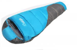 China 90% Duck Down Filling Mountain Sleeping Bags Warm Windproof Relax Zip Pouch on sale