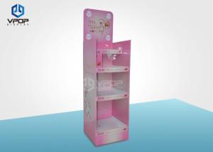China Sports Stores Promotion Cardboard POS Stands Tall With Strong Structure on sale