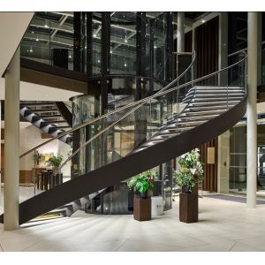 Buy cheap Curved Staircase Guangzhou Manufacturer Large Project in Australia Sydney from wholesalers