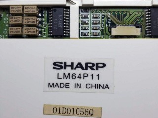 LM64P11 6.0 INCH 640×480 VGA Sharp TFT Displays 121.58 × 91.18 (H×V)