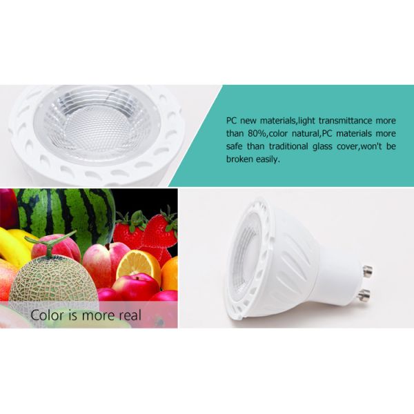 High CRI 5 watt GU10 led lamp OEM & ODM