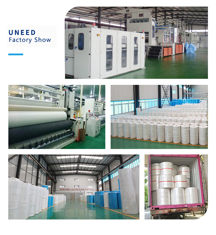 Antibacterial Surgical Polypropylene Non Woven Fabric Plain Style