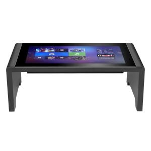 China 43 Inch Digital Capacitive Touch Screen Game Table With Stainless Steel Glass on sale